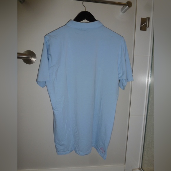 New B. Draddy Light Blue Polo Shirt - Picture 5 of 6